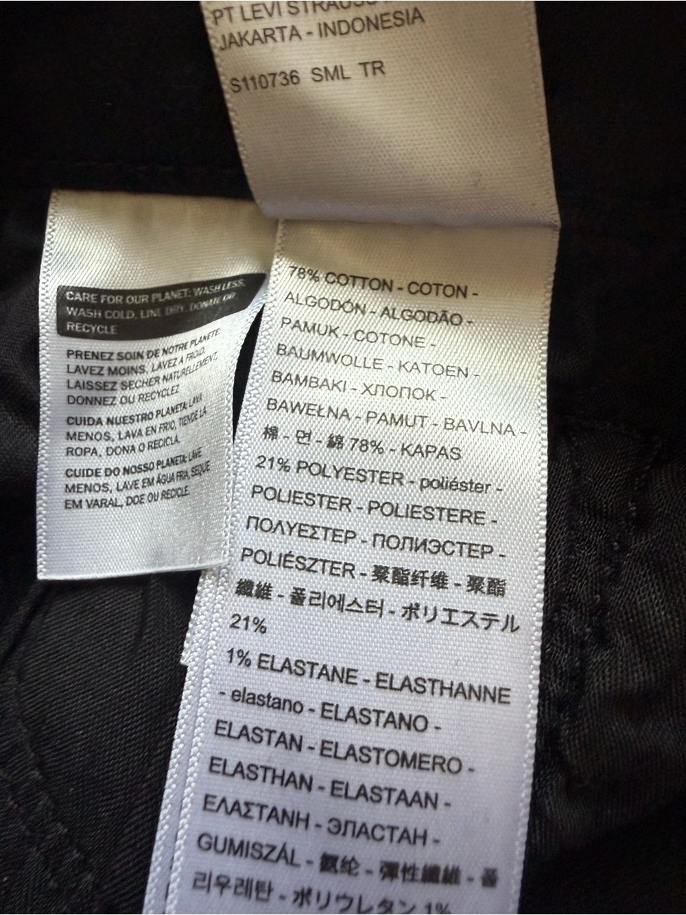 NWT Levi's Black Classic Straight-Leg Jeans - Picture 11 of 11